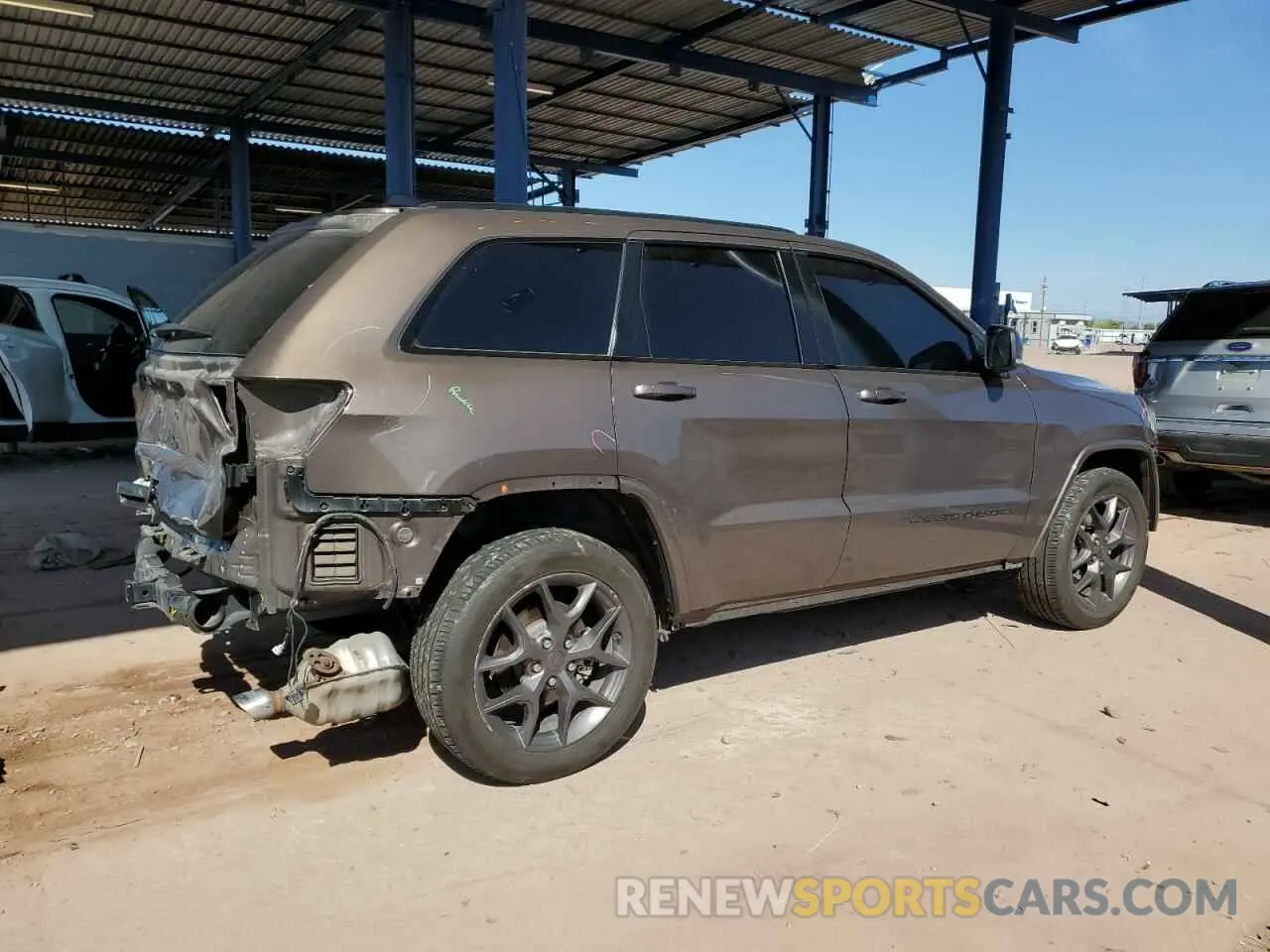 3 fotografías del automóvil dañado 1C4RJFBG3MC745718 JEEP GRAND CHER 2021