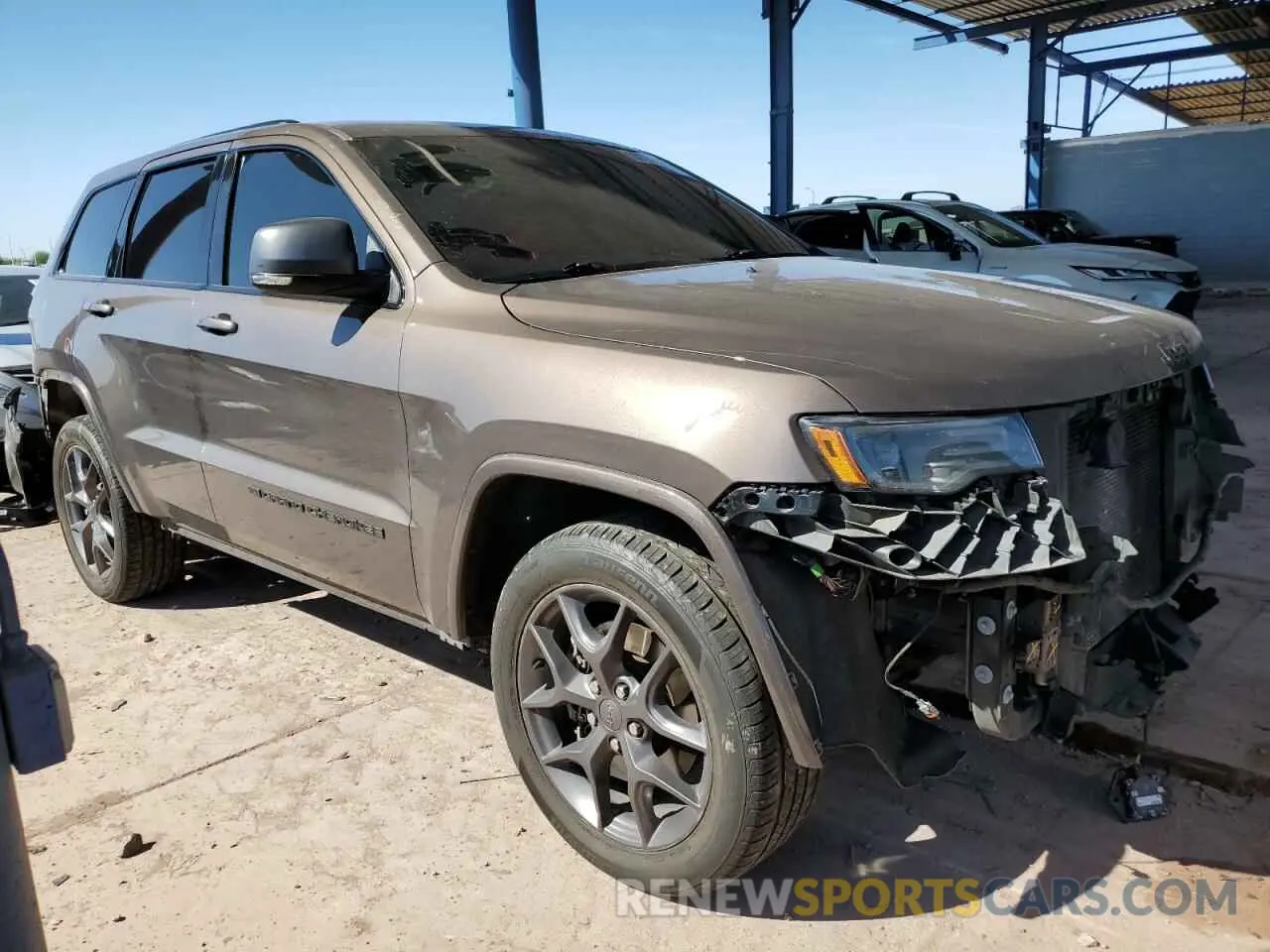 4 fotografías del automóvil dañado 1C4RJFBG3MC745718 JEEP GRAND CHER 2021