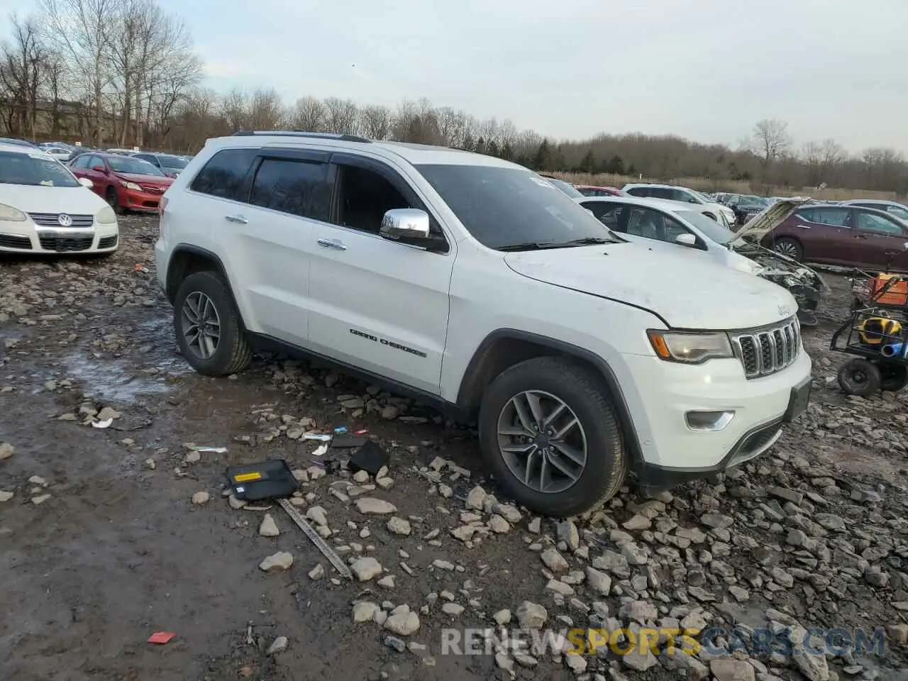 4 fotografías del automóvil dañado 1C4RJFBG4MC502421 JEEP GRAND CHER 2021