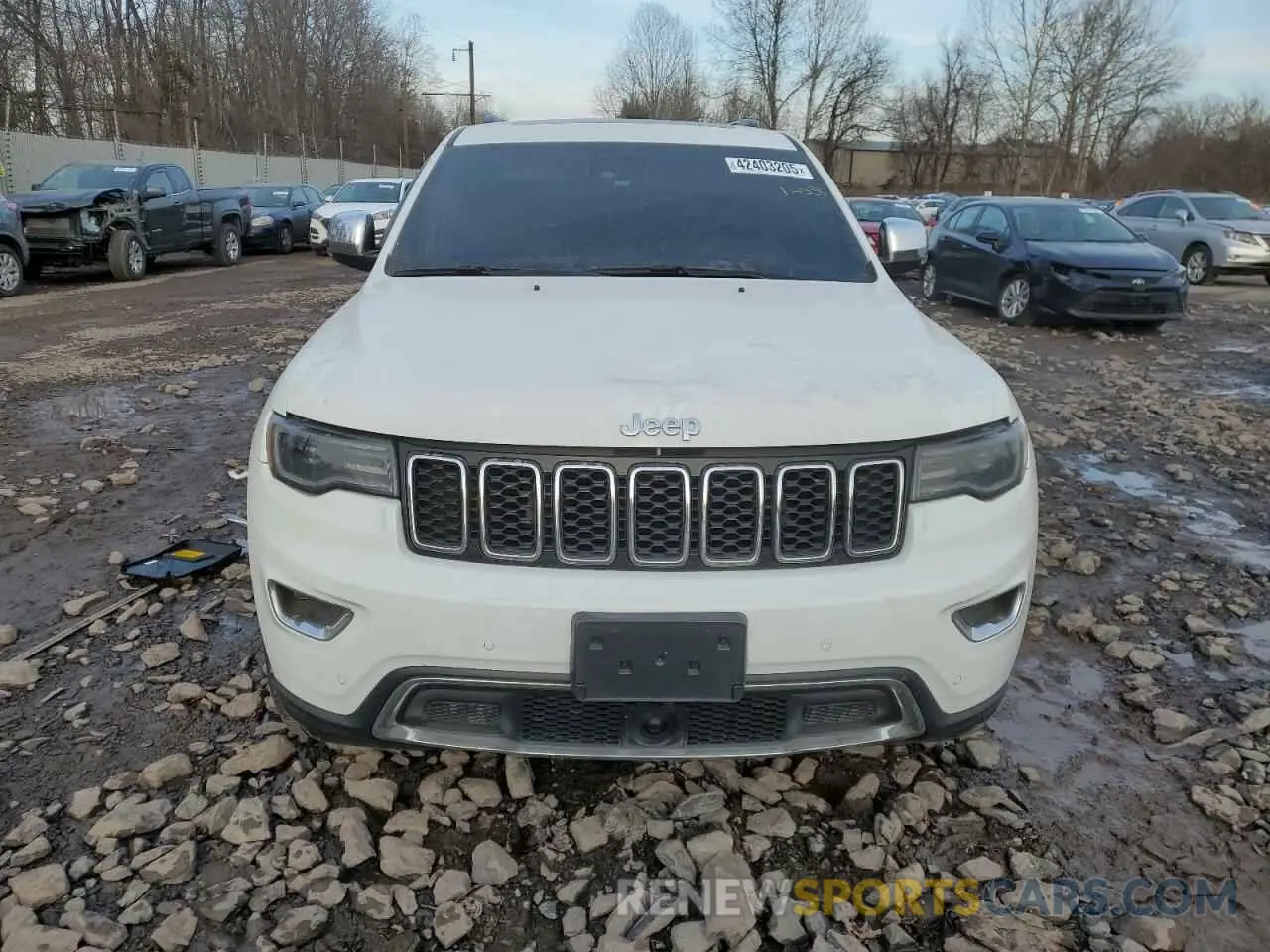 5 fotografías del automóvil dañado 1C4RJFBG4MC502421 JEEP GRAND CHER 2021