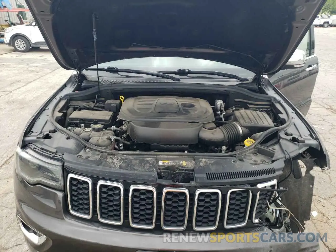 12 fotografías del automóvil dañado 1C4RJFBG4MC667207 JEEP GRAND CHER 2021