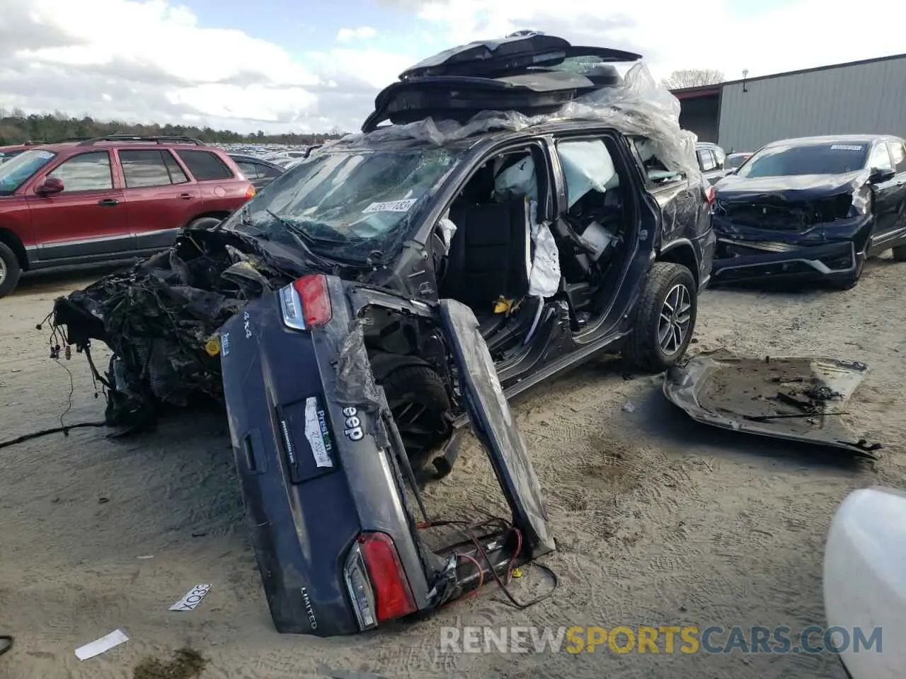 1 fotografías del automóvil dañado 1C4RJFBG5MC538005 JEEP GRAND CHER 2021