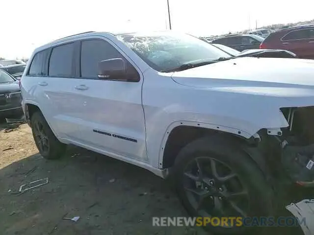 12 fotografías del automóvil dañado 1C4RJFBG6MC674921 JEEP GRAND CHER 2021