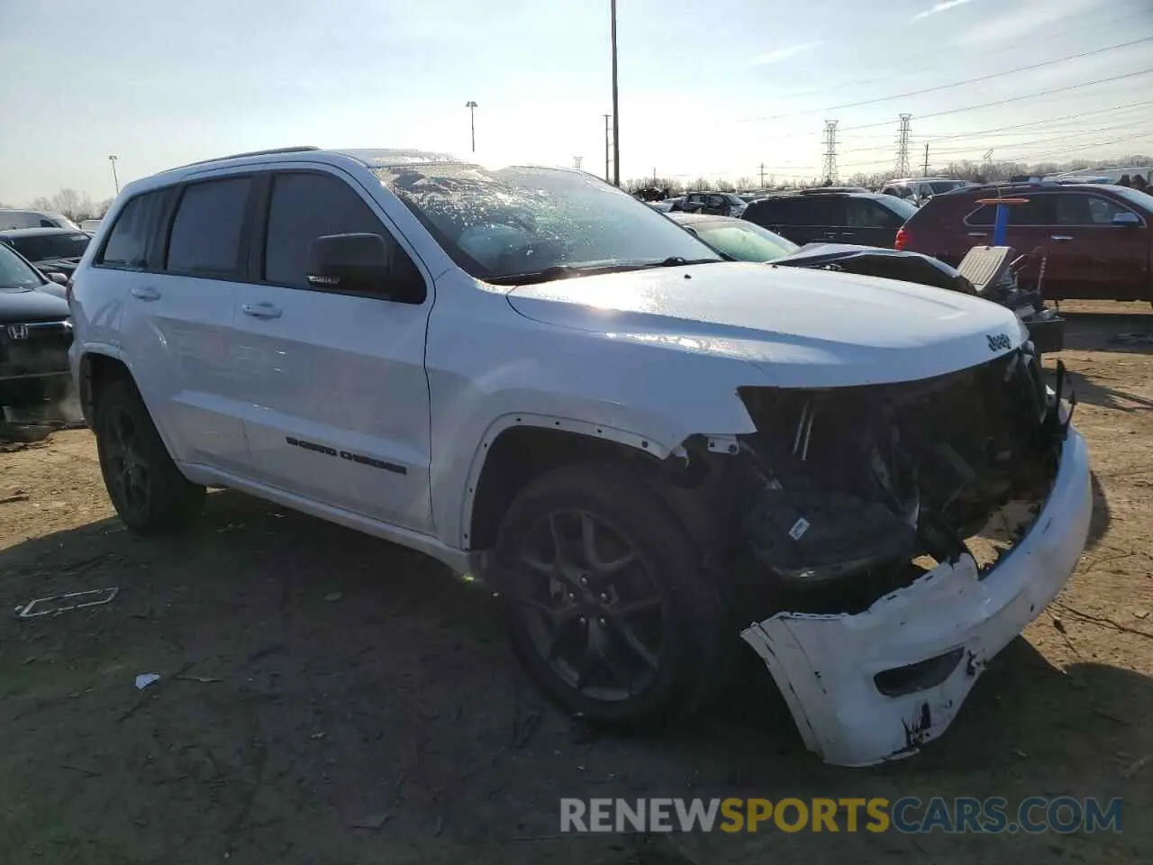 4 fotografías del automóvil dañado 1C4RJFBG6MC674921 JEEP GRAND CHER 2021