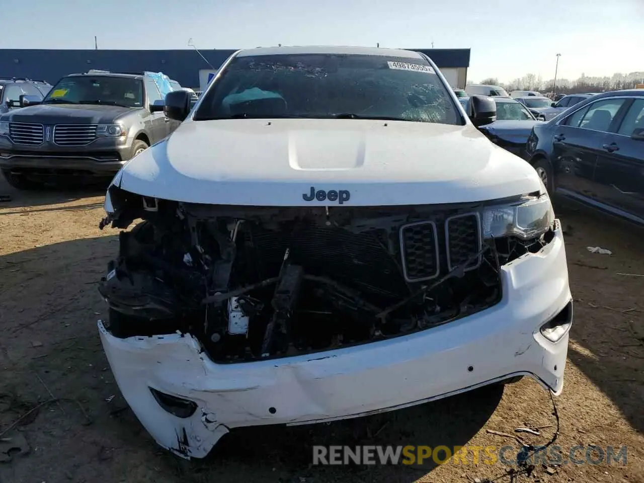 5 fotografías del automóvil dañado 1C4RJFBG6MC674921 JEEP GRAND CHER 2021