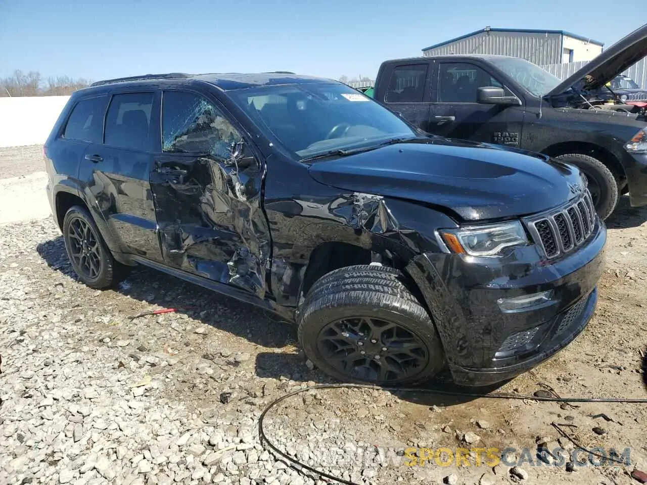 4 fotografías del automóvil dañado 1C4RJFBG6MC829693 JEEP GRAND CHER 2021