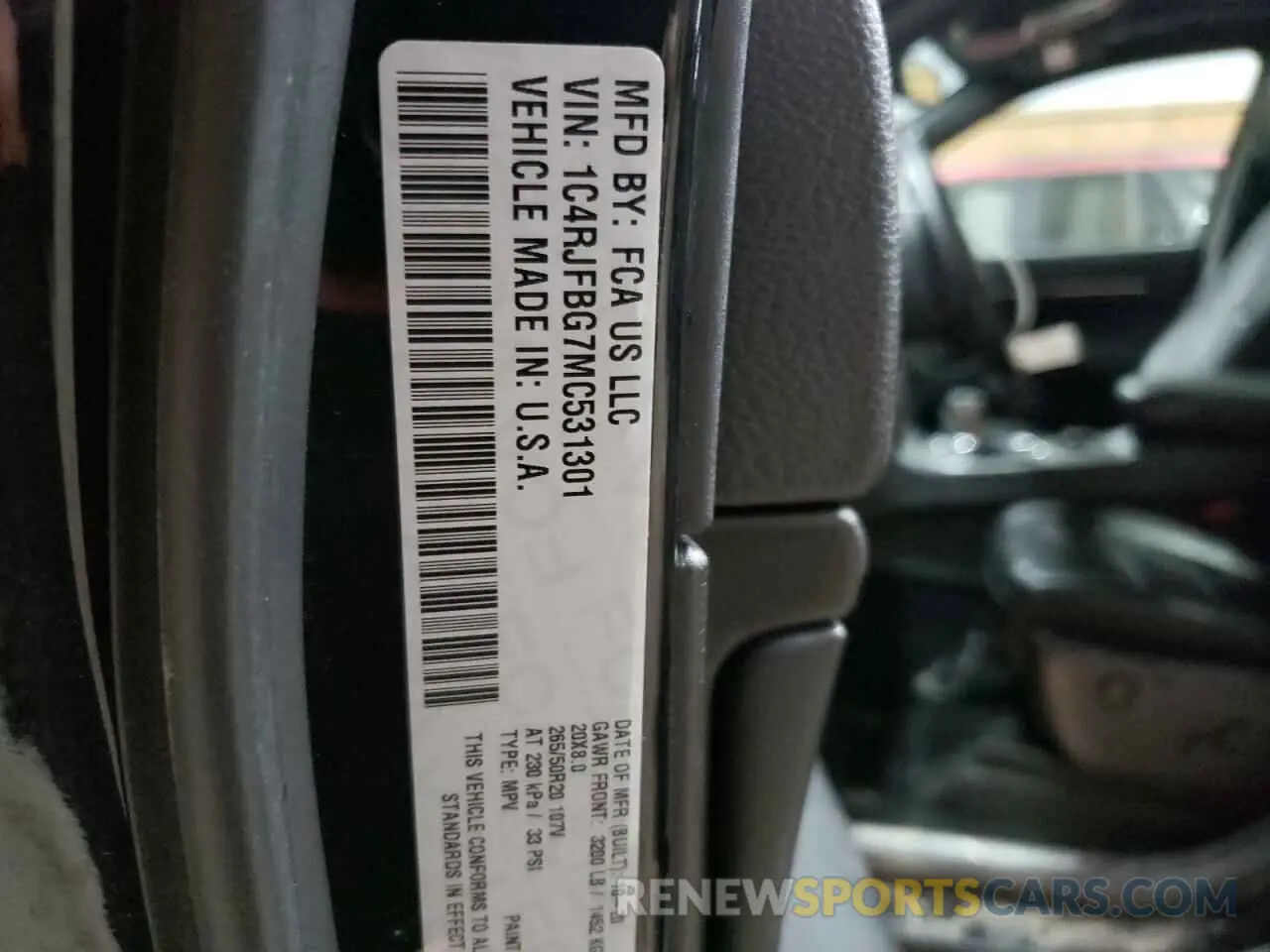 13 fotografías del automóvil dañado 1C4RJFBG7MC531301 JEEP GRAND CHER 2021