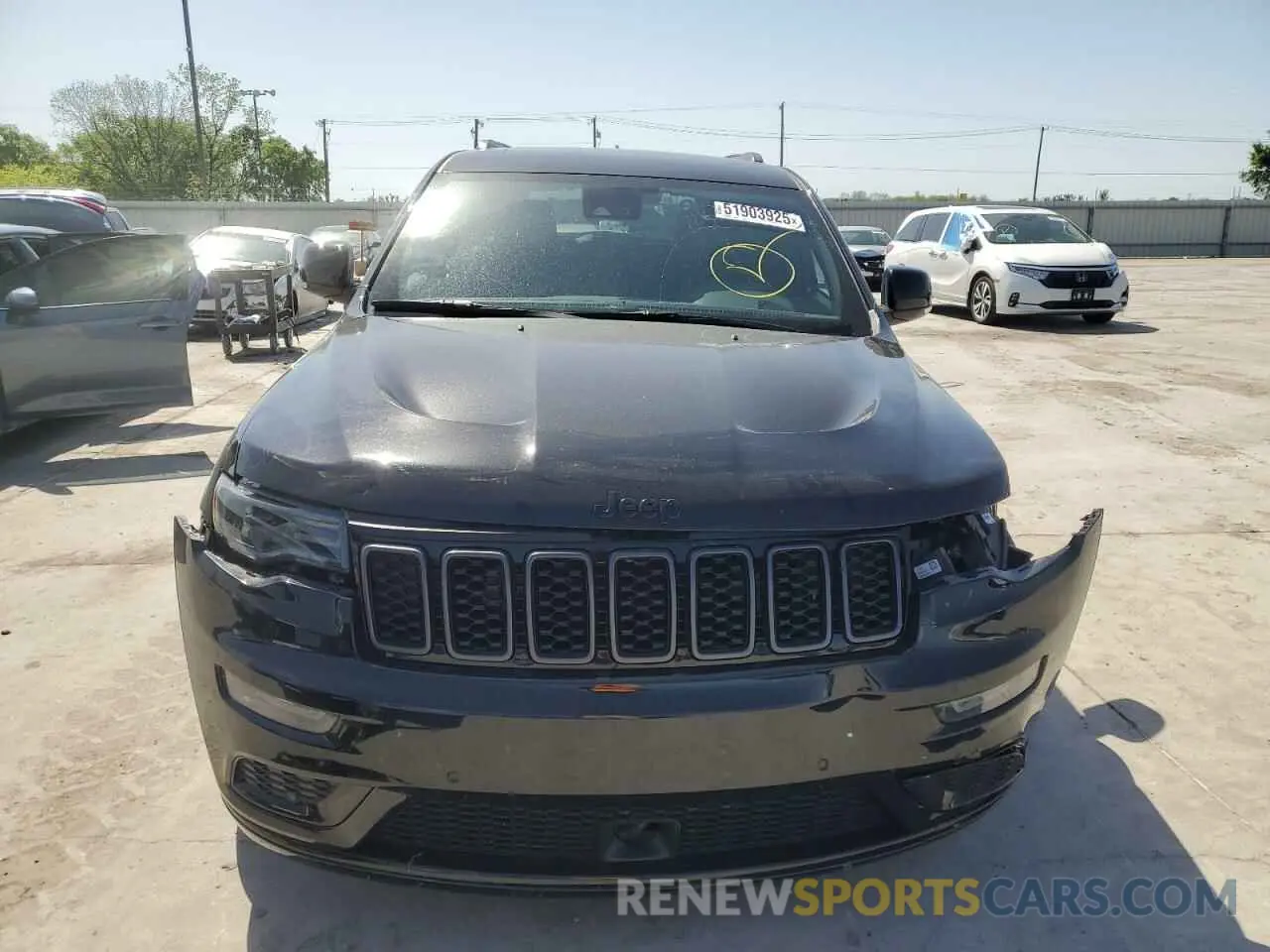 5 fotografías del automóvil dañado 1C4RJFBG7MC767186 JEEP GRAND CHER 2021