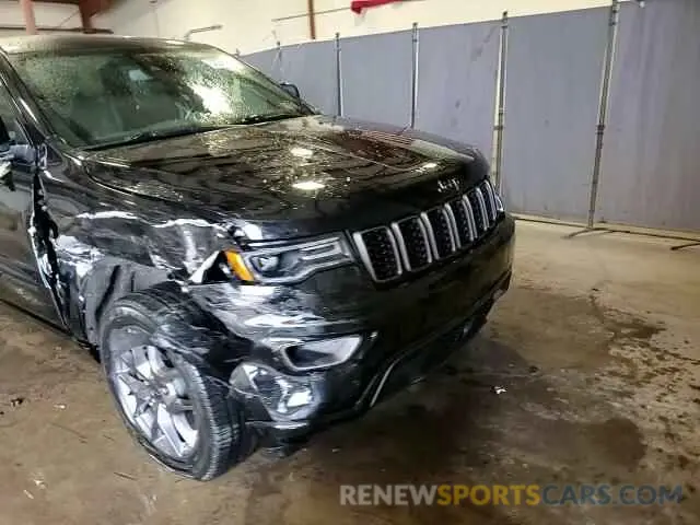14 fotografías del automóvil dañado 1C4RJFBG8MC589076 JEEP GRAND CHER 2021