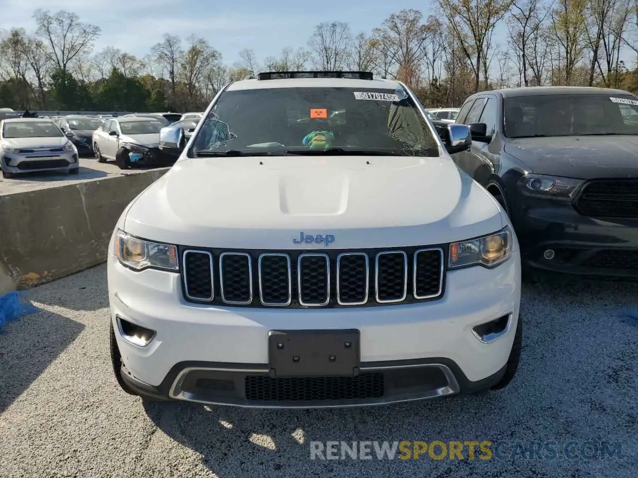 5 fotografías del automóvil dañado 1C4RJFBG8MC590549 JEEP GRAND CHER 2021