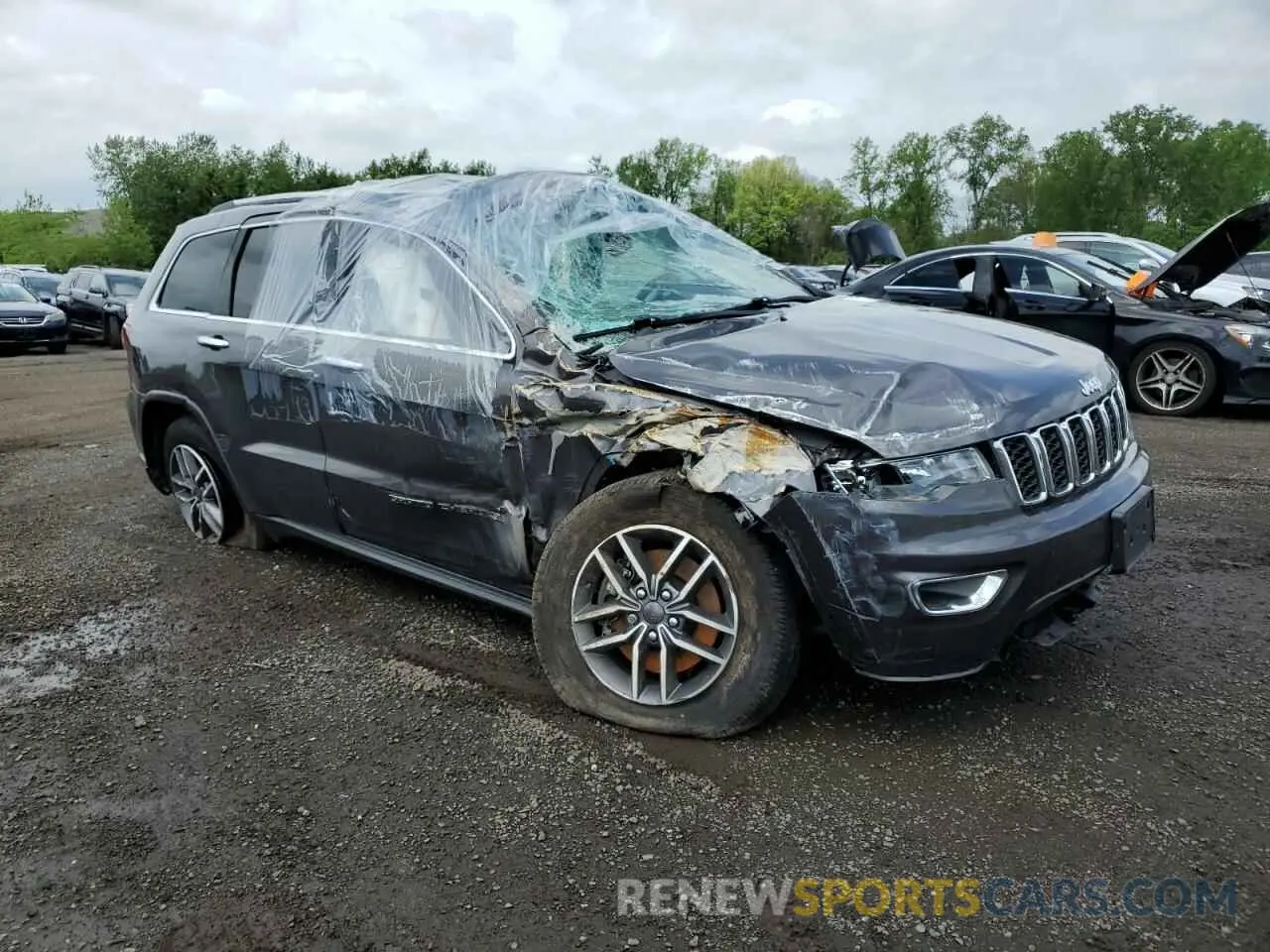 4 fotografías del automóvil dañado 1C4RJFBG8MC612601 JEEP GRAND CHER 2021