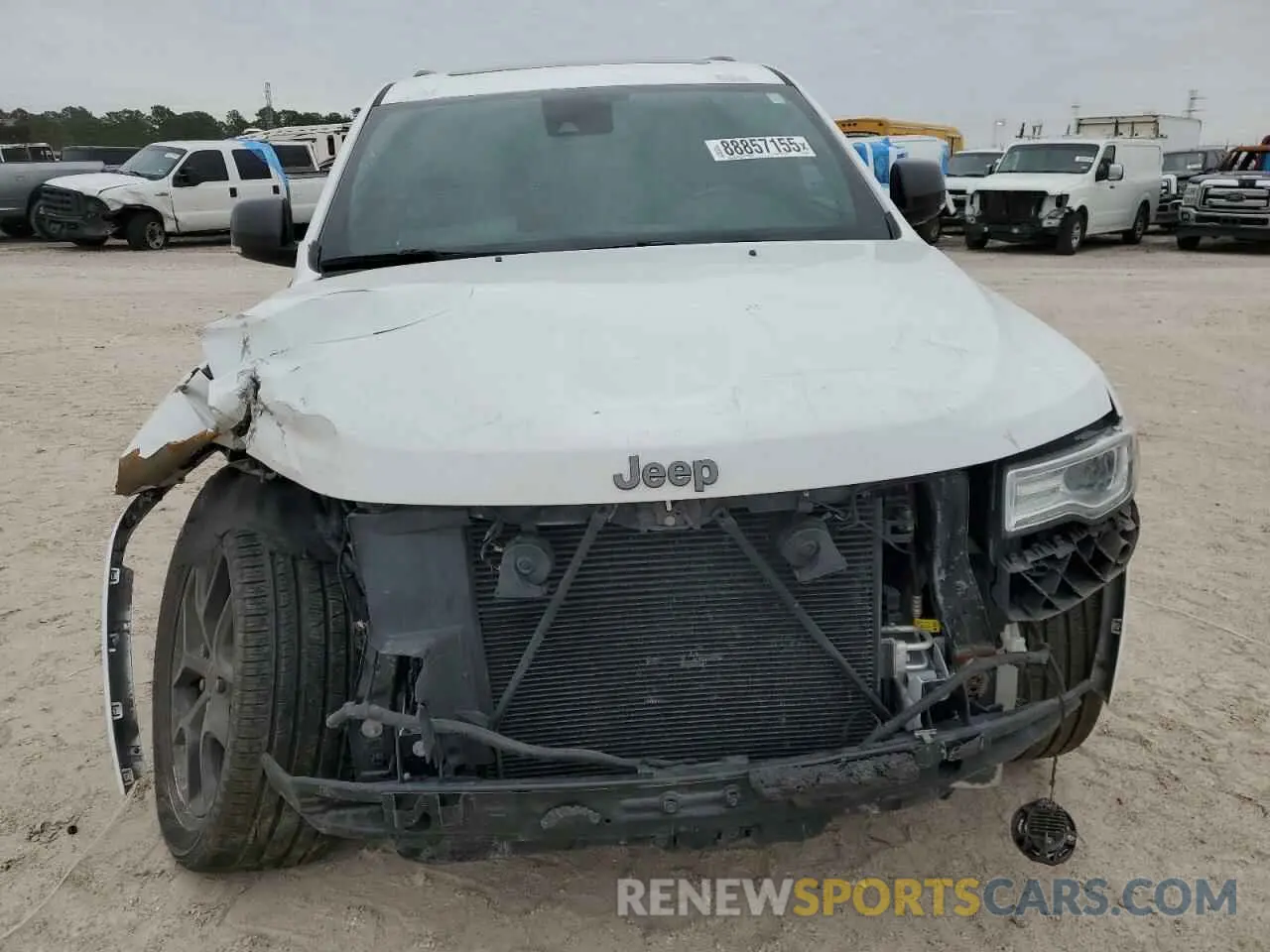 5 fotografías del automóvil dañado 1C4RJFBG9MC833639 JEEP GRAND CHER 2021