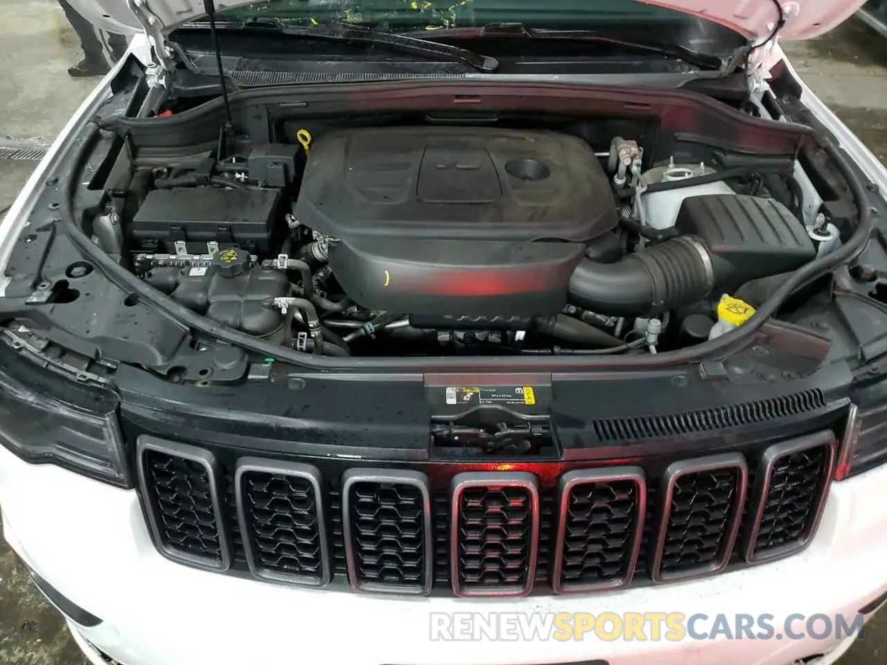 12 fotografías del automóvil dañado 1C4RJFBG9MC841613 JEEP GRAND CHER 2021