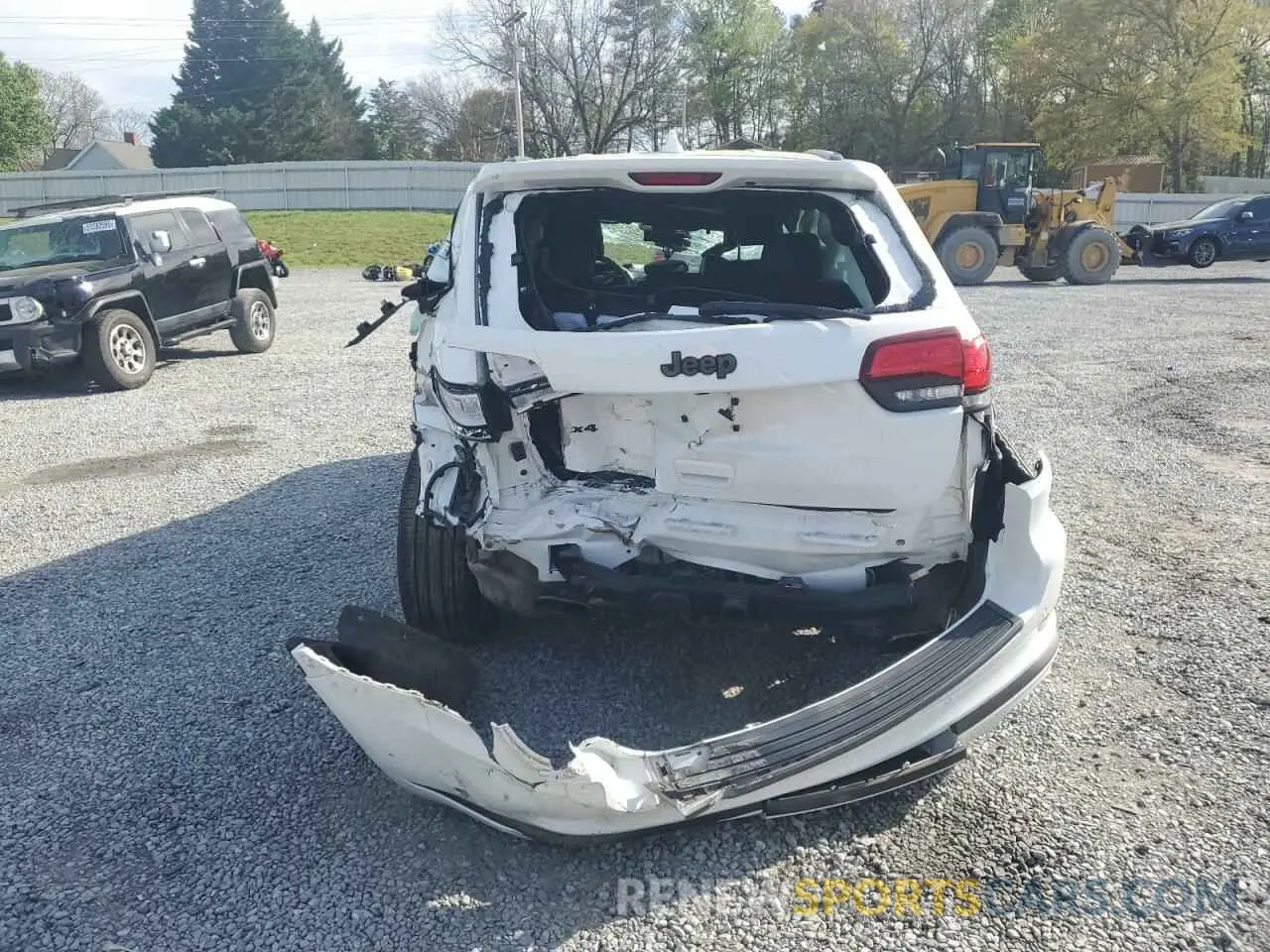 6 fotografías del automóvil dañado 1C4RJFCG3MC620961 JEEP GRAND CHER 2021