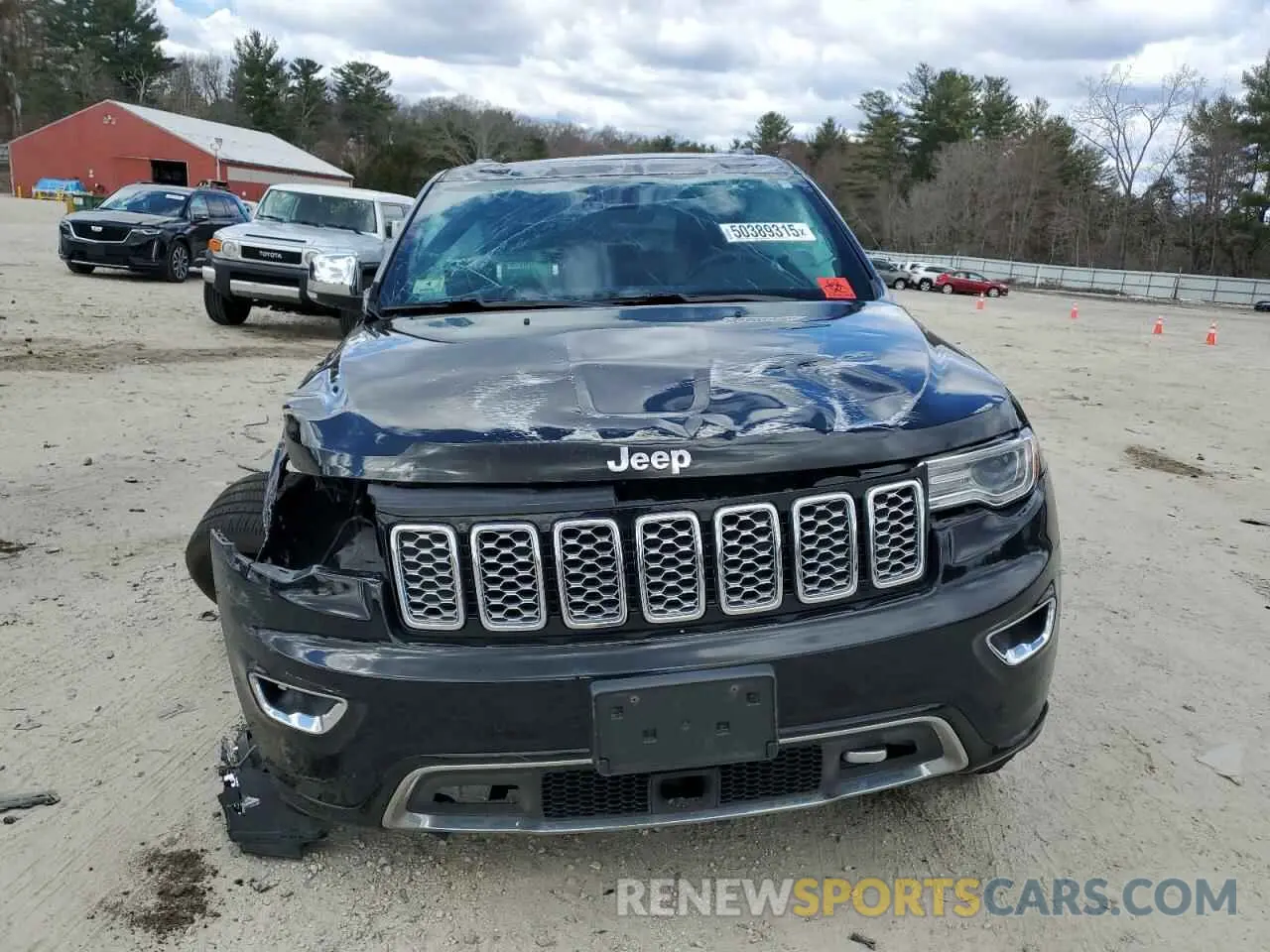 5 fotografías del automóvil dañado 1C4RJFCG6MC582917 JEEP GRAND CHER 2021