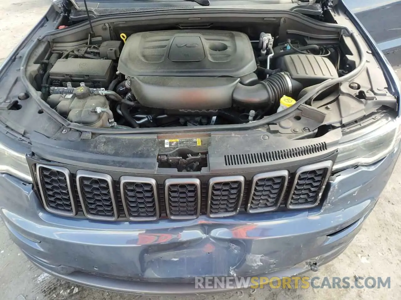 12 fotografías del automóvil dañado 1C4RJFCG8MC734941 JEEP GRAND CHER 2021