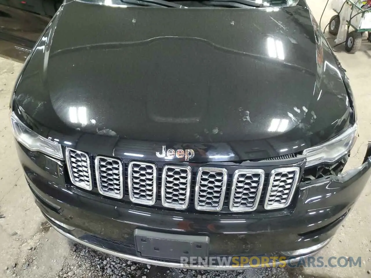 12 fotografías del automóvil dañado 1C4RJFJG9MC550546 JEEP GRAND CHER 2021