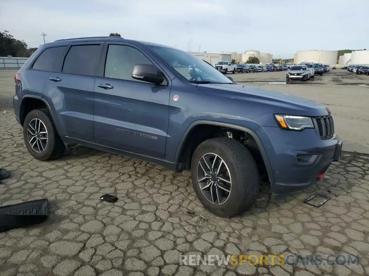 4 fotografías del automóvil dañado 1C4RJFLG0MC525273 JEEP GRAND CHER 2021