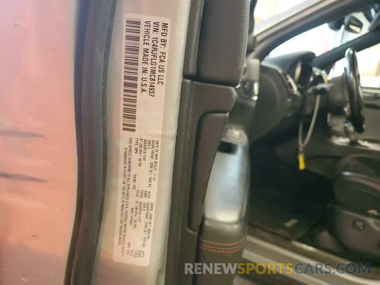 13 fotografías del automóvil dañado 1C4RJFLG1MC814937 JEEP GRAND CHER 2021