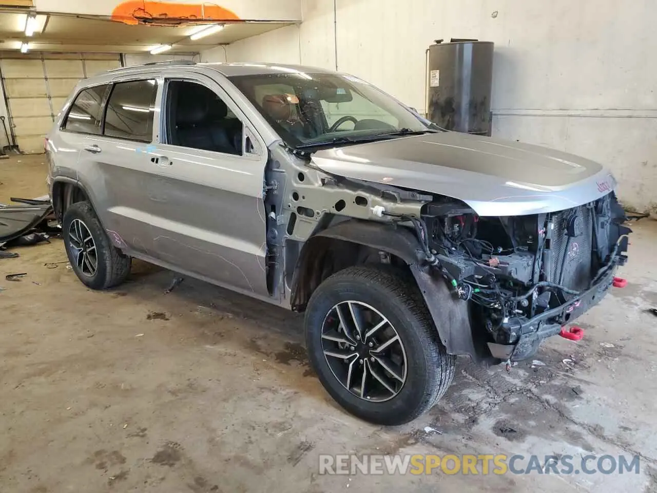4 fotografías del automóvil dañado 1C4RJFLG1MC814937 JEEP GRAND CHER 2021