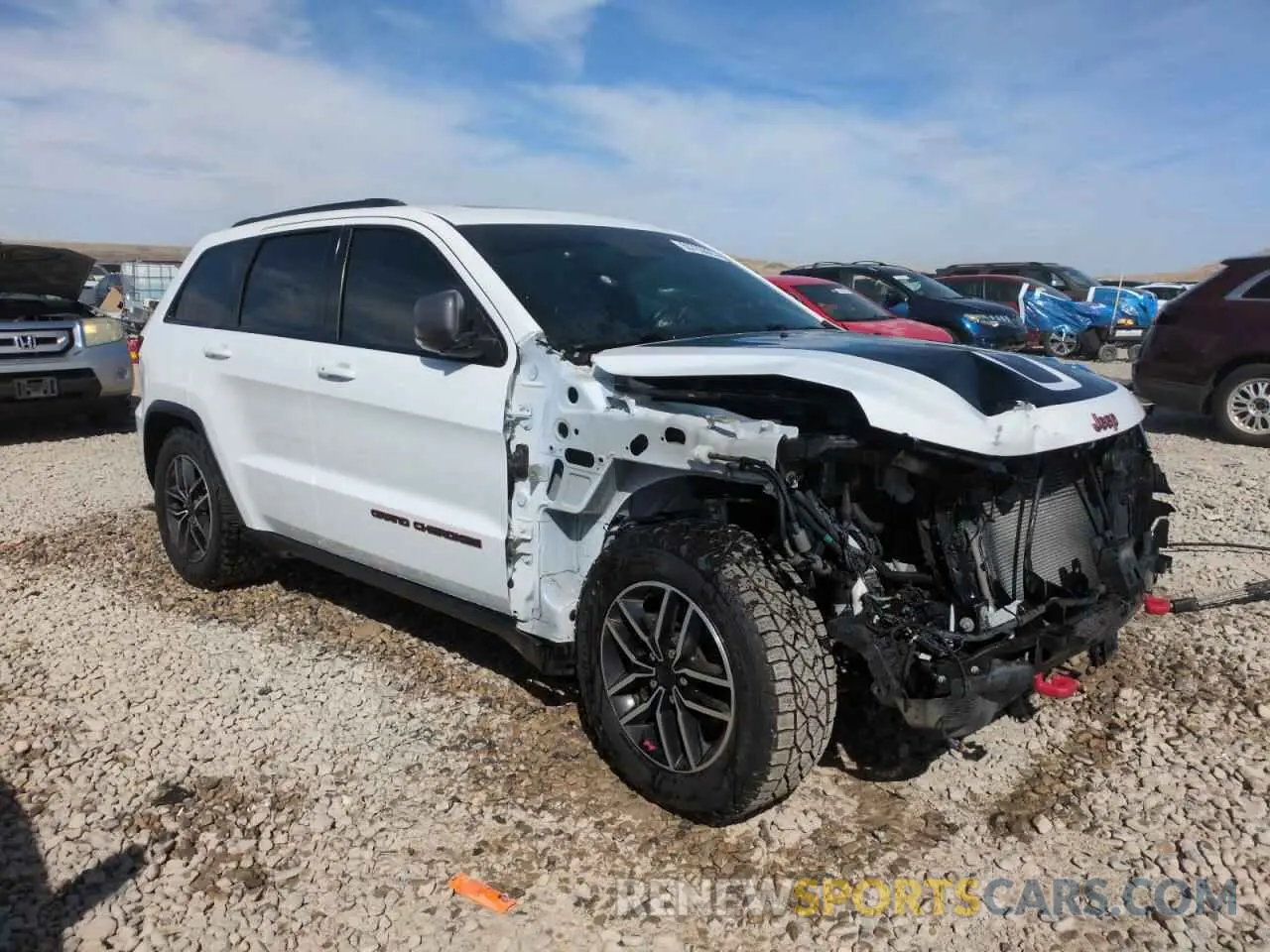 4 fotografías del automóvil dañado 1C4RJFLG4MC703945 JEEP GRAND CHER 2021