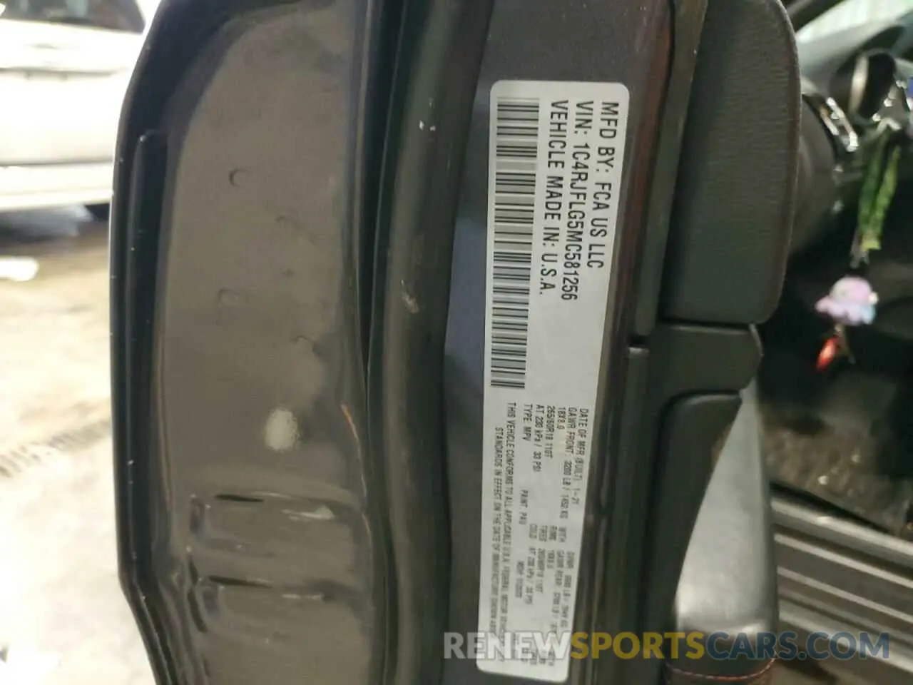12 fotografías del automóvil dañado 1C4RJFLG5MC581256 JEEP GRAND CHER 2021