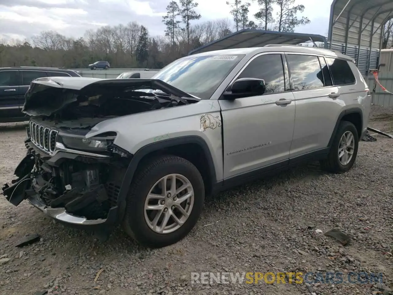 1 fotografías del automóvil dañado 1C4RJJAG5M8175325 JEEP GRAND CHER 2021
