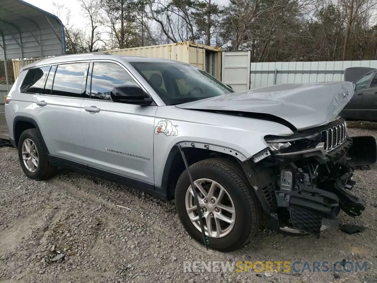 4 fotografías del automóvil dañado 1C4RJJAG5M8175325 JEEP GRAND CHER 2021