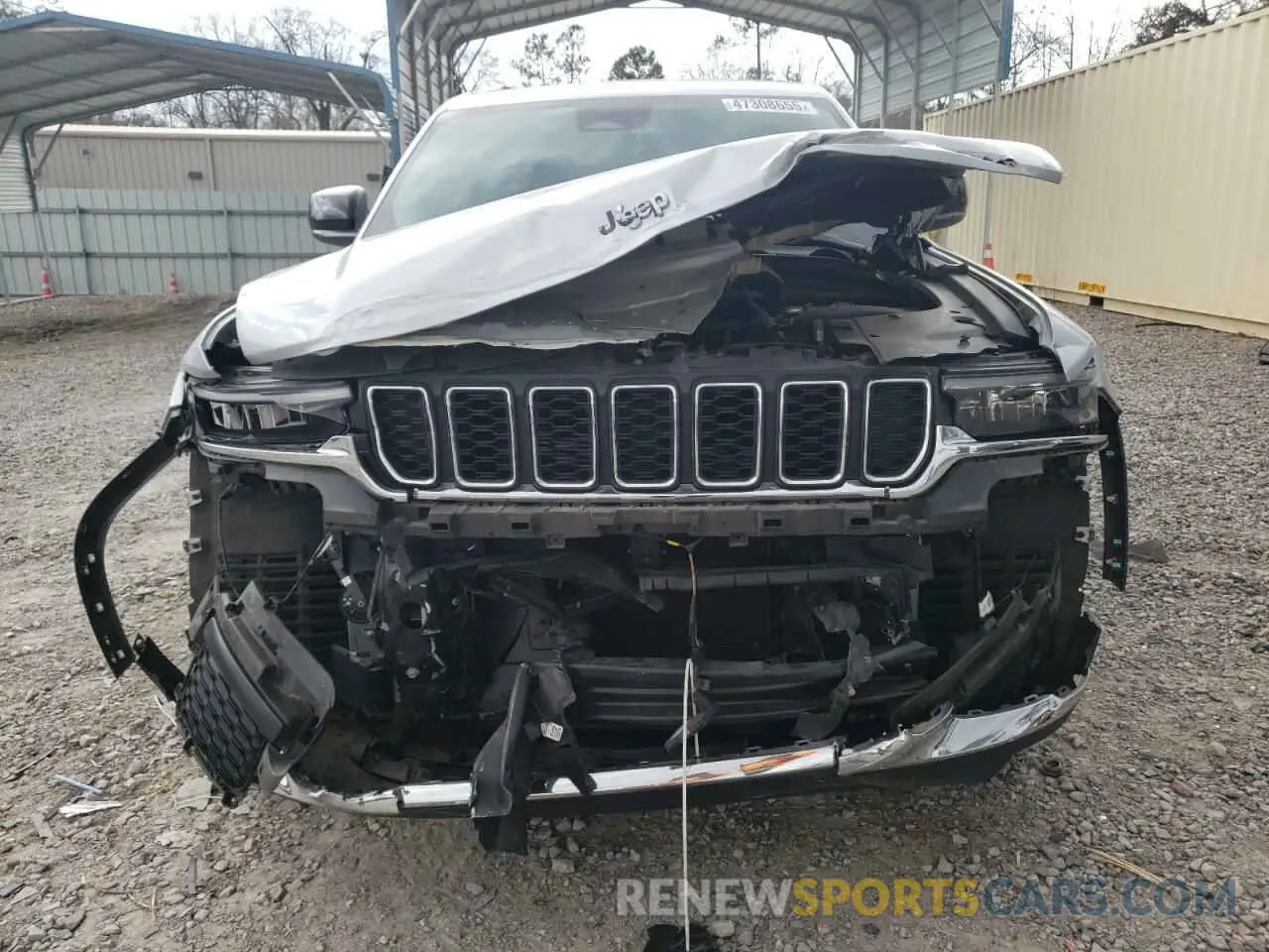 5 fotografías del automóvil dañado 1C4RJJAG5M8175325 JEEP GRAND CHER 2021