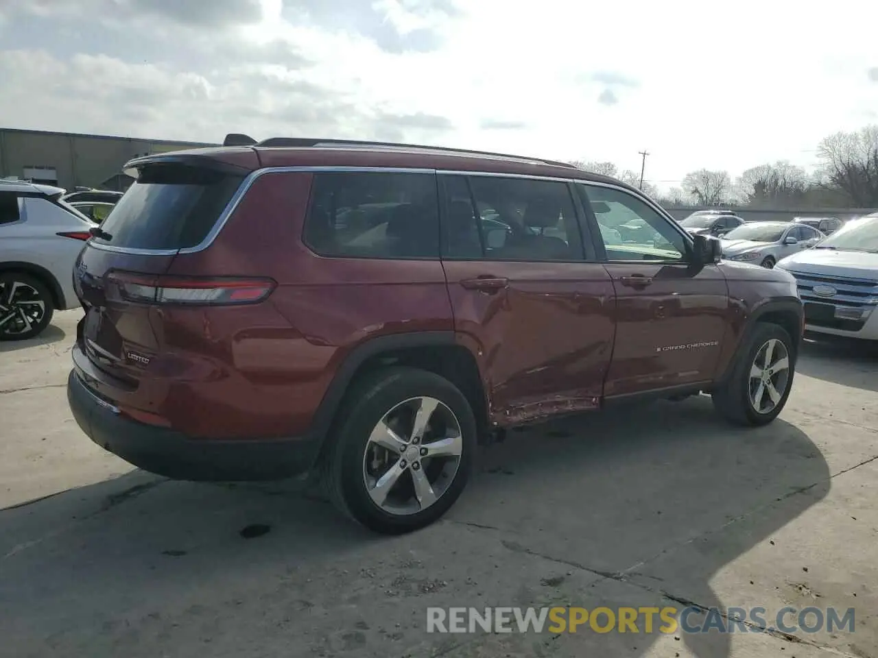 3 fotografías del automóvil dañado 1C4RJJBG2M8195675 JEEP GRAND CHER 2021