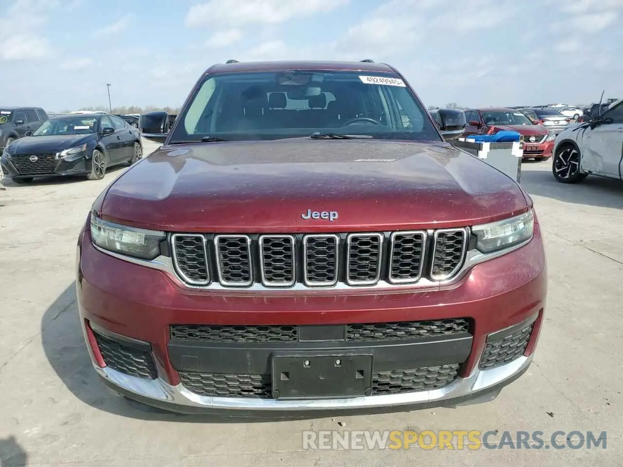 5 fotografías del automóvil dañado 1C4RJJBG2M8195675 JEEP GRAND CHER 2021