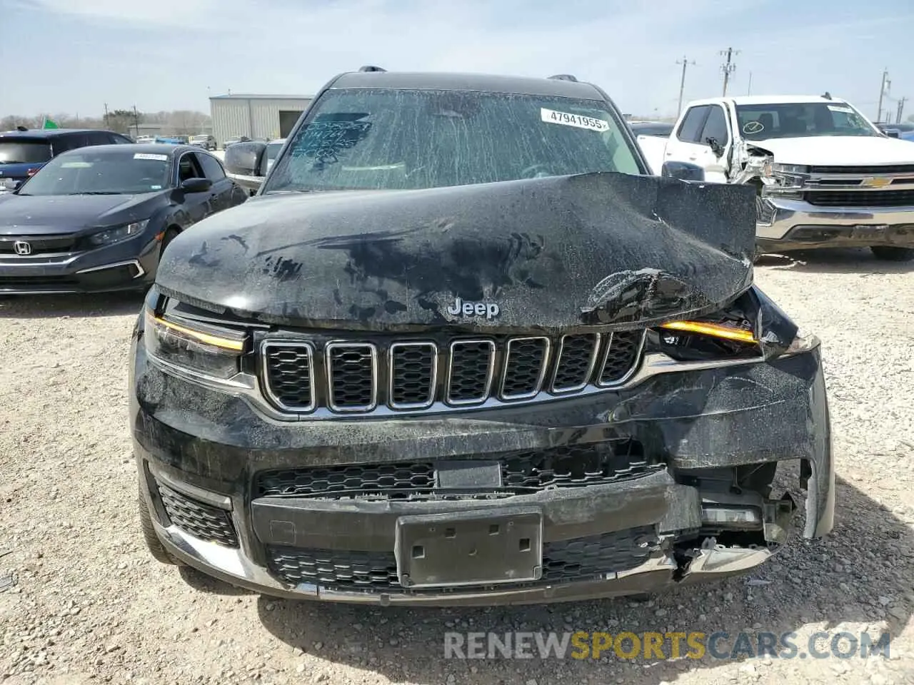 5 fotografías del automóvil dañado 1C4RJJBG3M8114764 JEEP GRAND CHER 2021