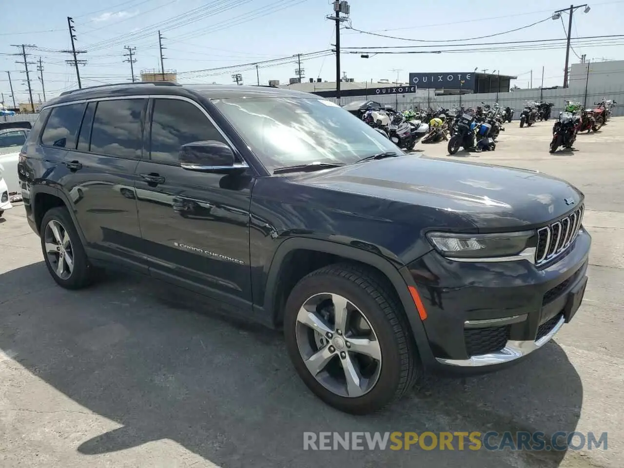4 fotografías del automóvil dañado 1C4RJJBG5M8175694 JEEP GRAND CHER 2021