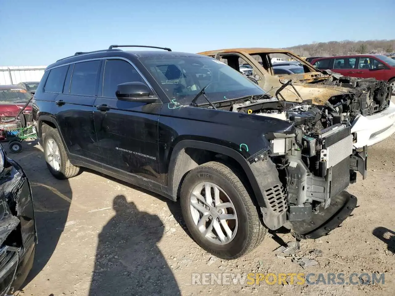 4 fotografías del automóvil dañado 1C4RJKAG5M8154691 JEEP GRAND CHER 2021