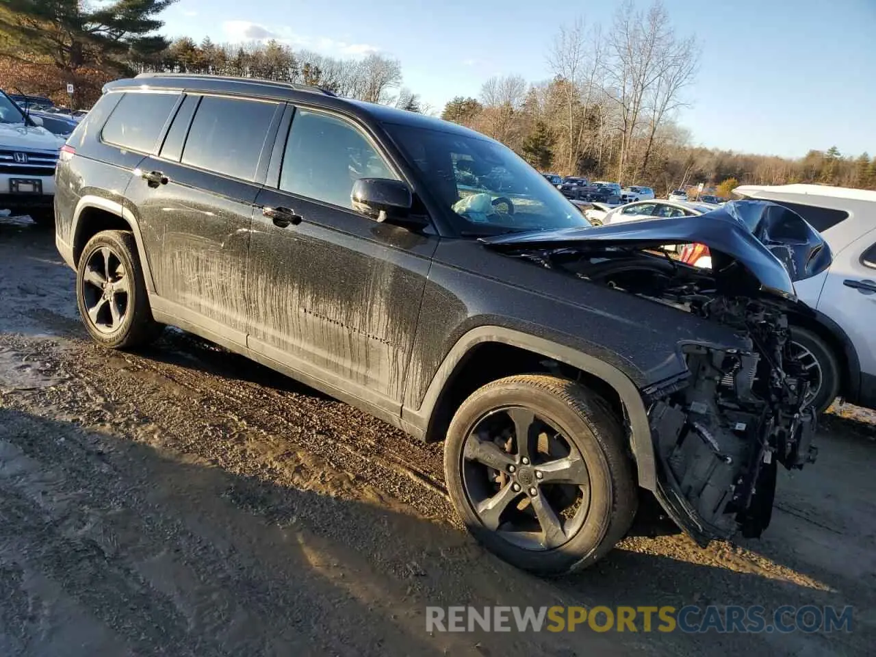 4 fotografías del automóvil dañado 1C4RJKAG7M8201980 JEEP GRAND CHER 2021