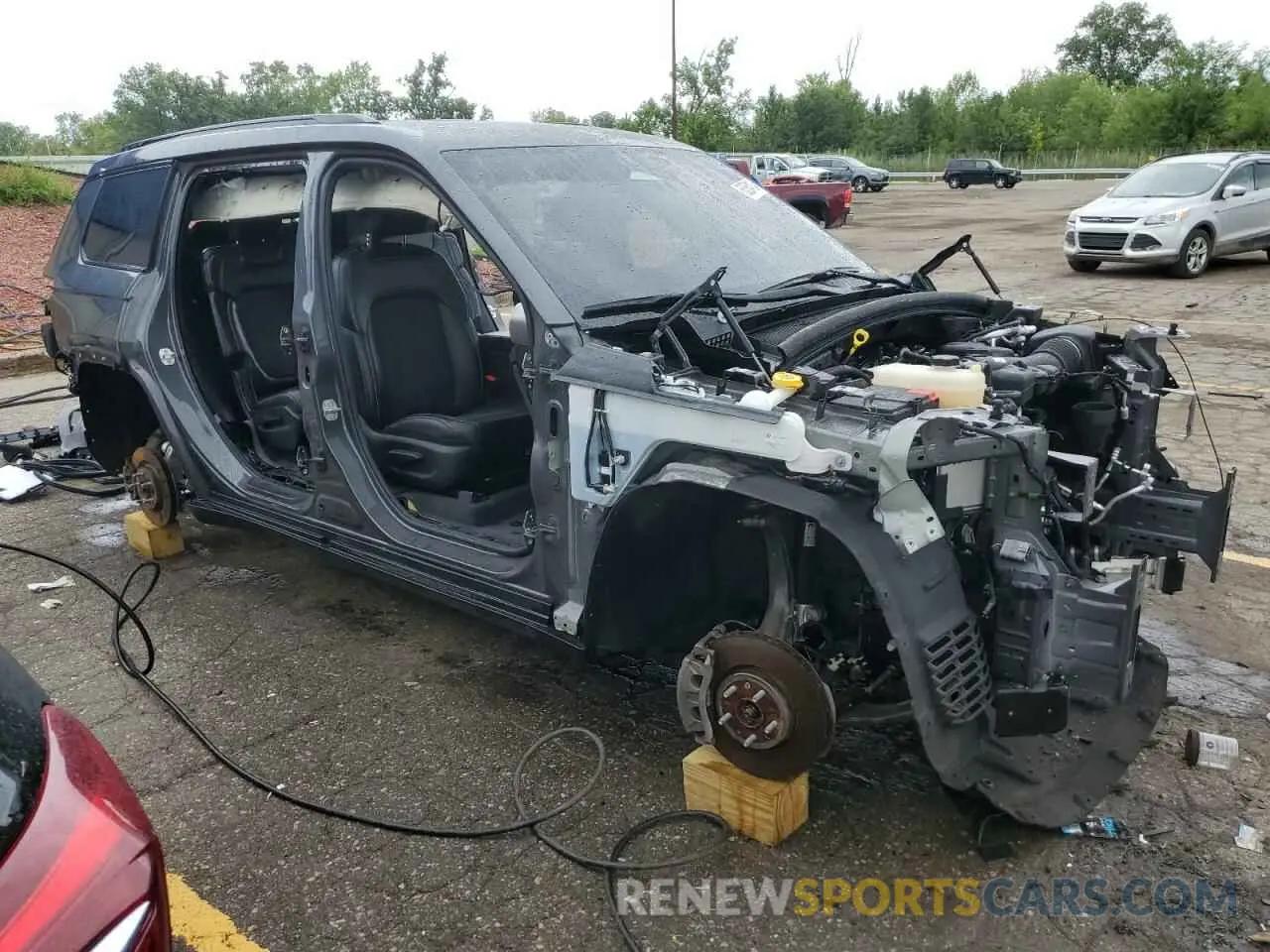 4 fotografías del automóvil dañado 1C4RJKAGXM8188044 JEEP GRAND CHER 2021