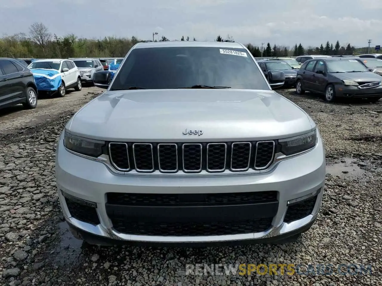 5 fotografías del automóvil dañado 1C4RJKBG0M8130202 JEEP GRAND CHER 2021
