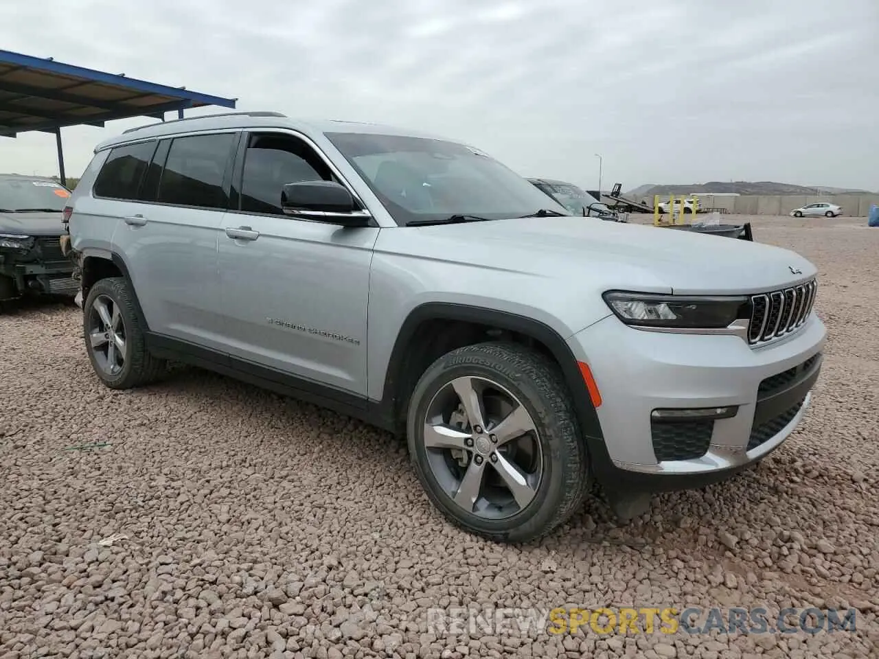 4 fotografías del automóvil dañado 1C4RJKBG0M8187936 JEEP GRAND CHER 2021