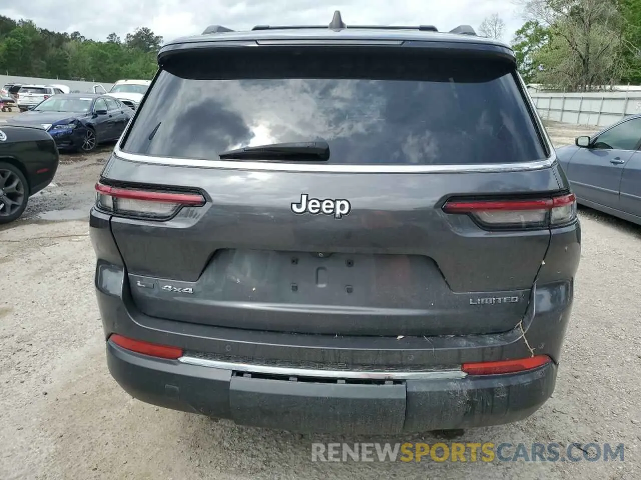 6 fotografías del automóvil dañado 1C4RJKBG2M8205496 JEEP GRAND CHER 2021
