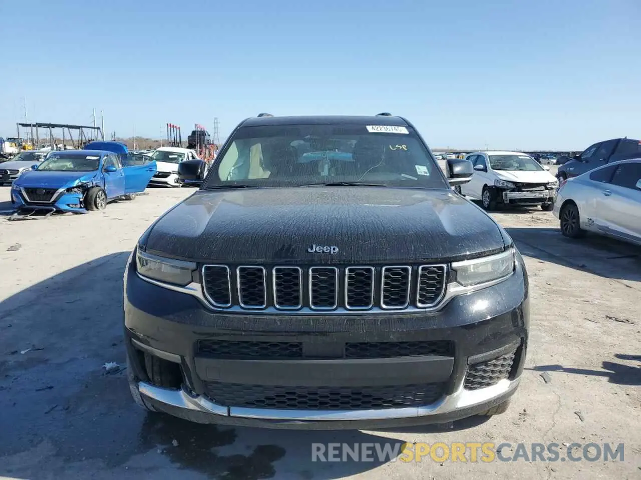 5 fotografías del automóvil dañado 1C4RJKBG3M8110333 JEEP GRAND CHER 2021