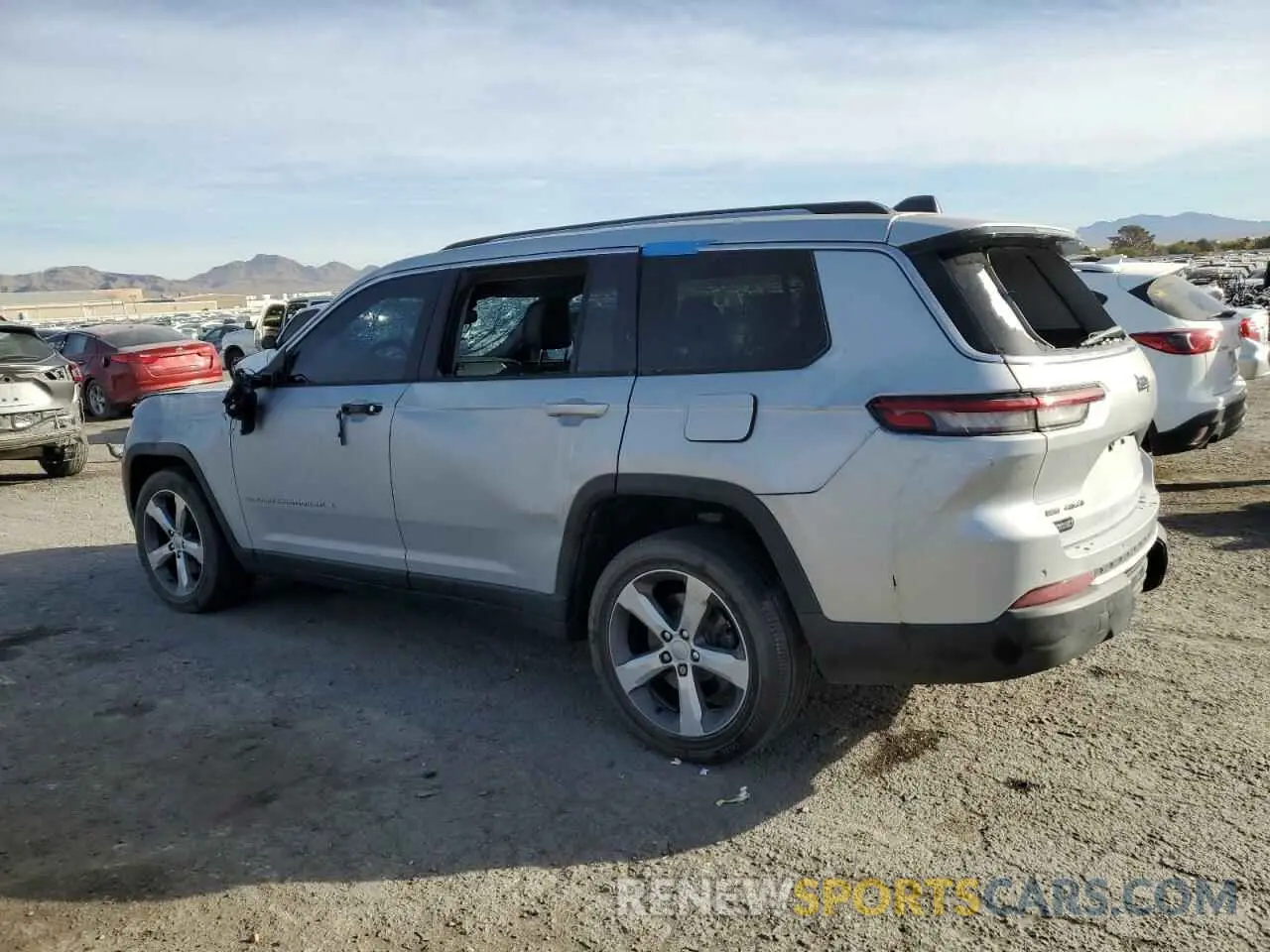 2 fotografías del automóvil dañado 1C4RJKBG3M8170676 JEEP GRAND CHER 2021
