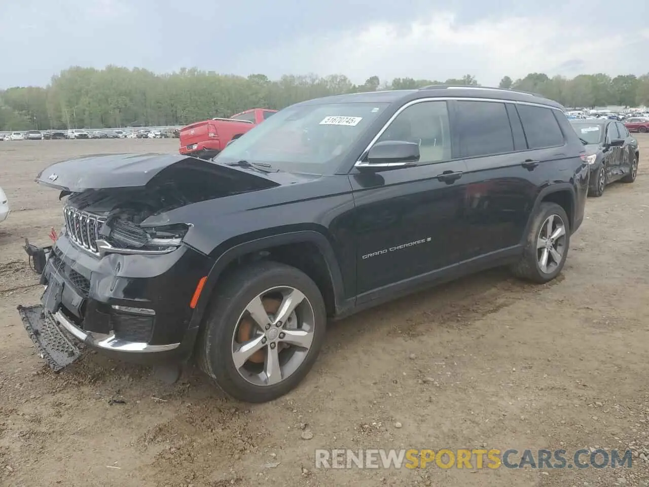 1 fotografías del automóvil dañado 1C4RJKBG4M8107344 JEEP GRAND CHER 2021