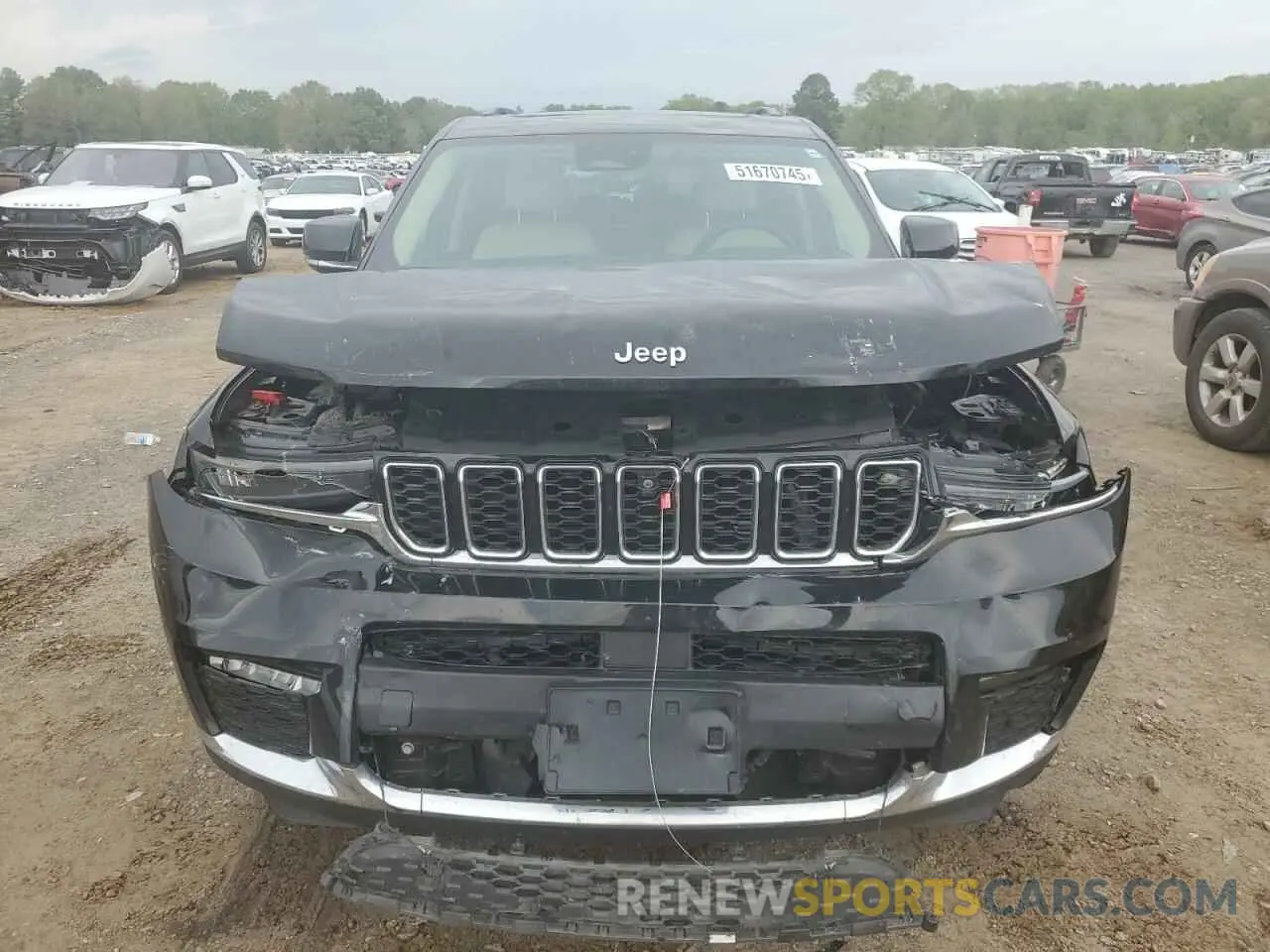 5 fotografías del automóvil dañado 1C4RJKBG4M8107344 JEEP GRAND CHER 2021