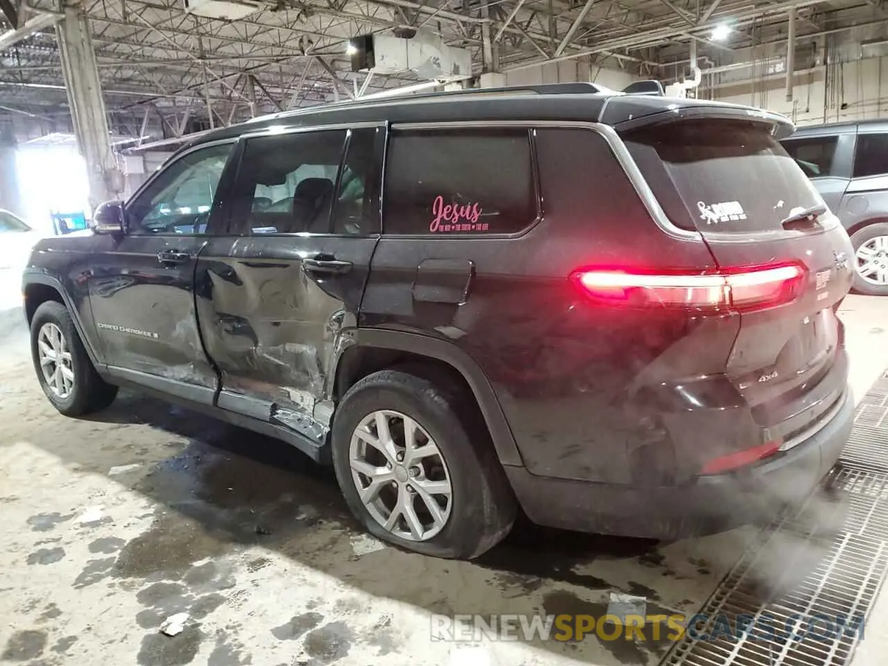 2 fotografías del automóvil dañado 1C4RJKBG4M8121325 JEEP GRAND CHER 2021