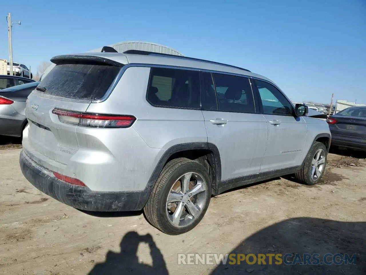 3 fotografías del automóvil dañado 1C4RJKBG5M8118501 JEEP GRAND CHER 2021