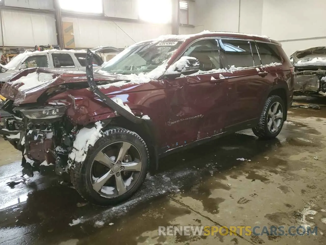 1 fotografías del automóvil dañado 1C4RJKBG5M8192100 JEEP GRAND CHER 2021