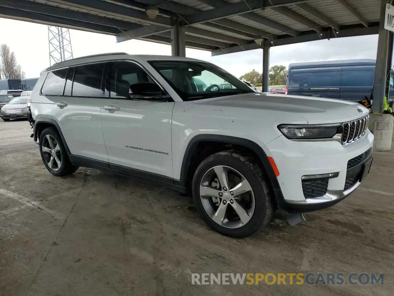 4 fotografías del automóvil dañado 1C4RJKBG6M8104428 JEEP GRAND CHER 2021