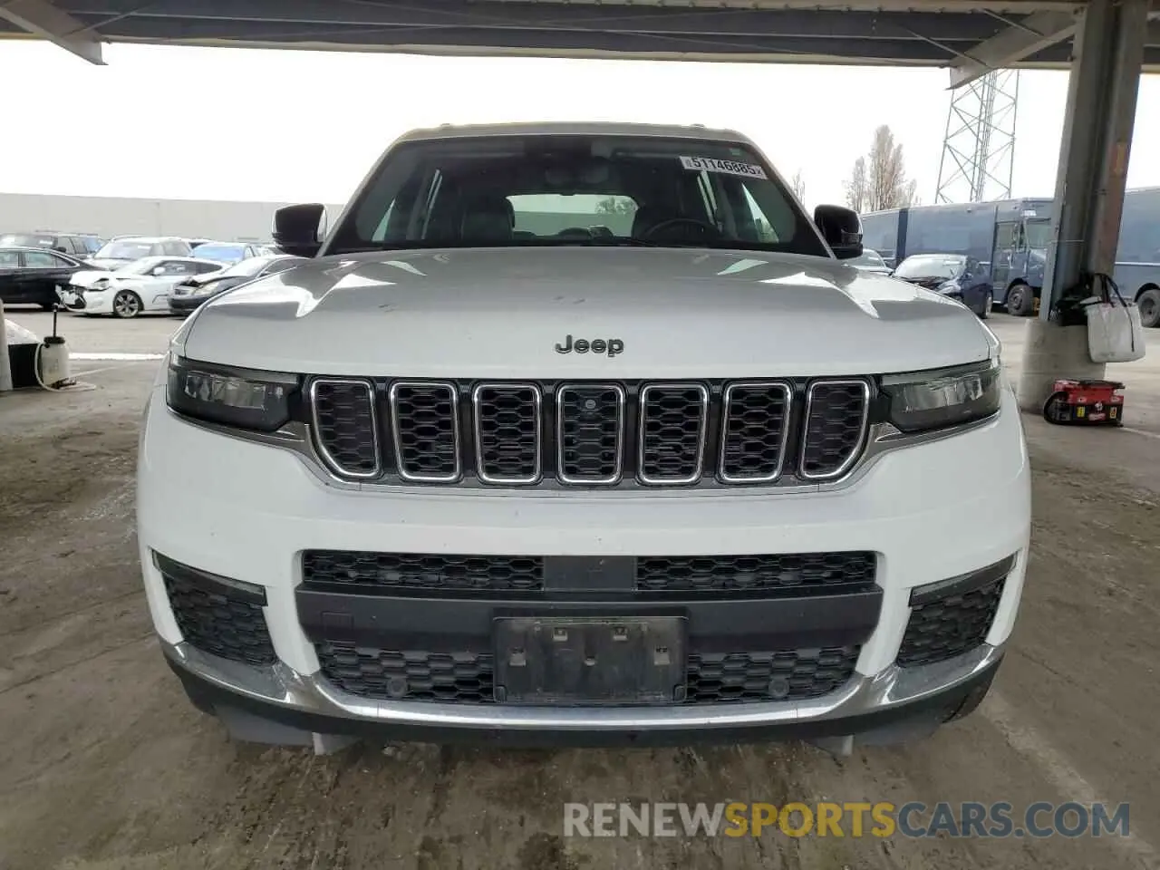 5 fotografías del automóvil dañado 1C4RJKBG6M8104428 JEEP GRAND CHER 2021