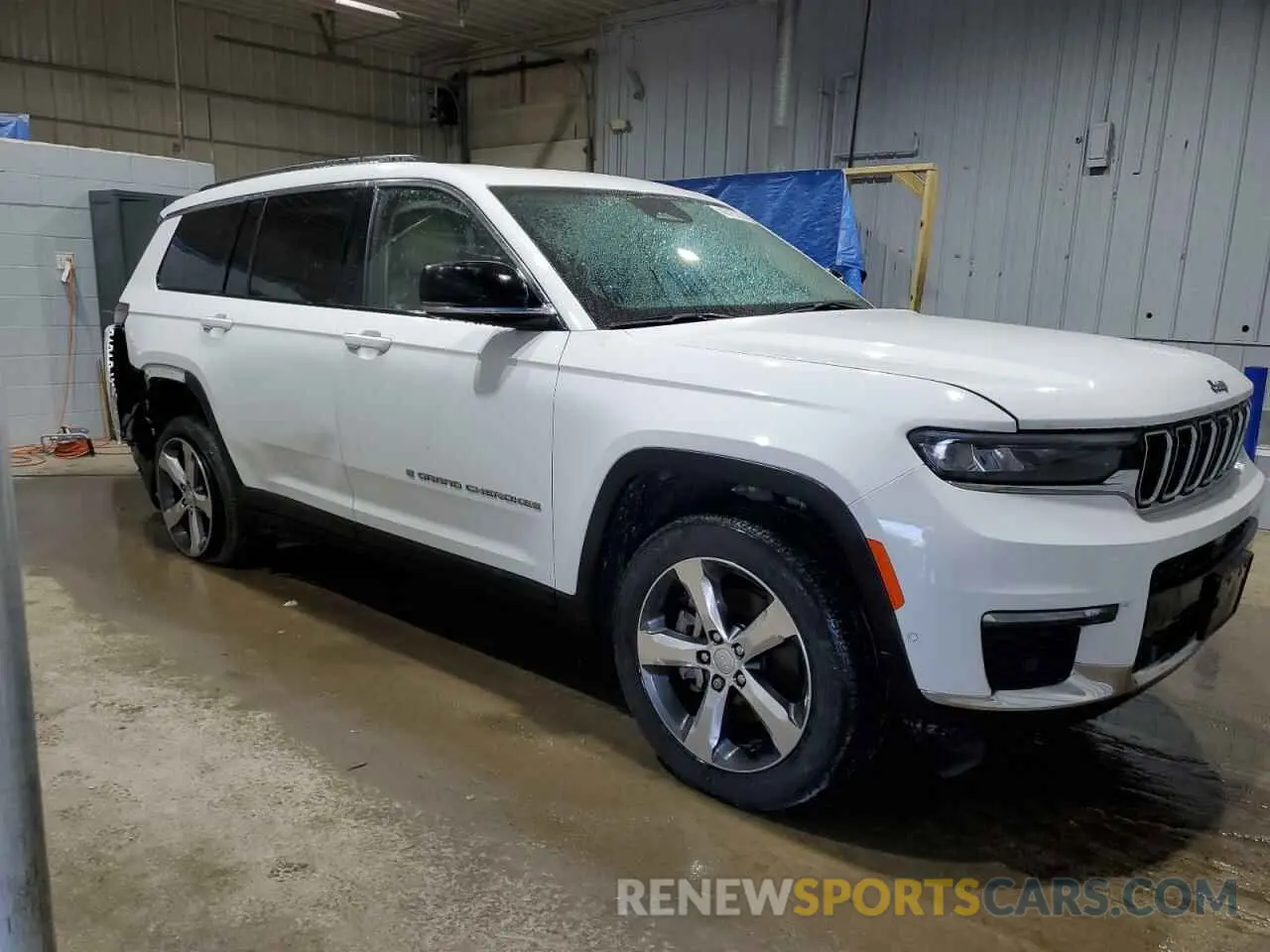4 fotografías del automóvil dañado 1C4RJKBG6M8112156 JEEP GRAND CHER 2021