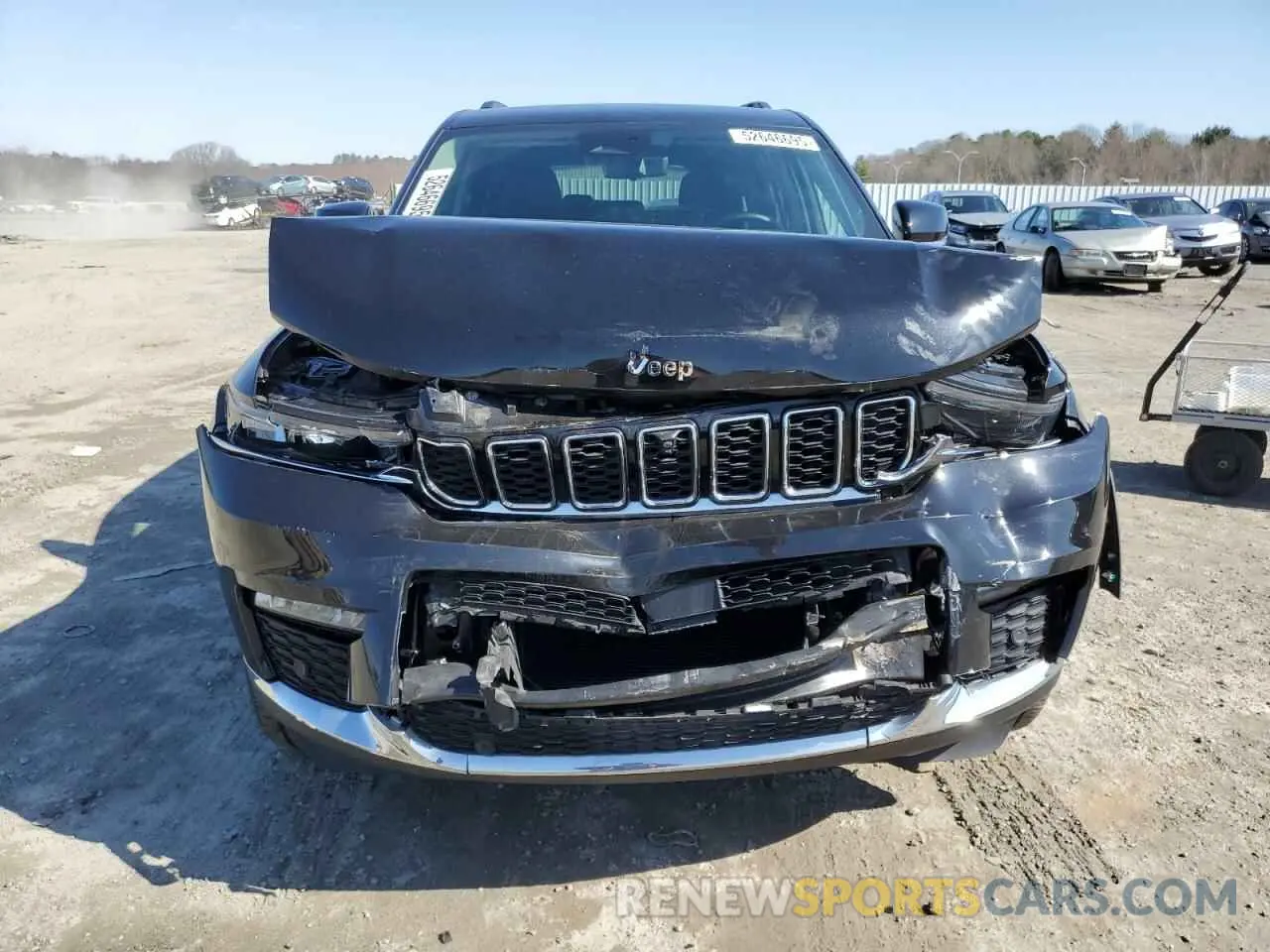 5 fotografías del automóvil dañado 1C4RJKBG8M8133283 JEEP GRAND CHER 2021